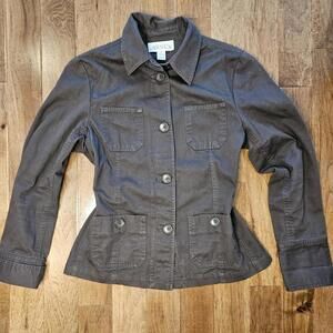 vintage army green utility jacket by ANNEX casual corner.